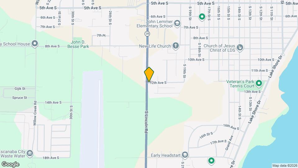 1307 South Lincoln Road Map and Location Details