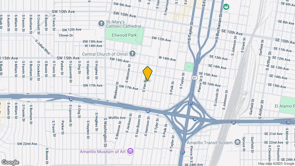 1617 S Van Buren St Mapa y Detalles de la Ubicación
