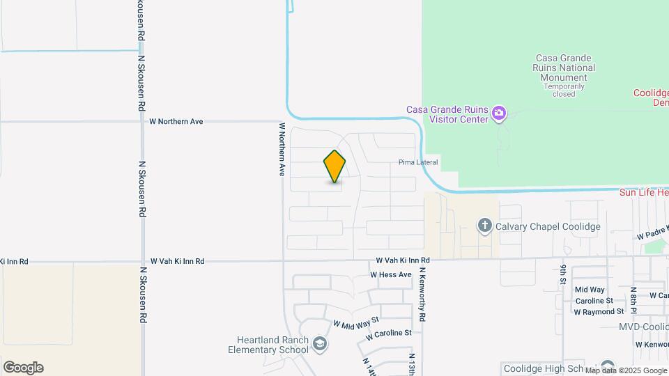 1610 W Laguna Dr Map and Location Details