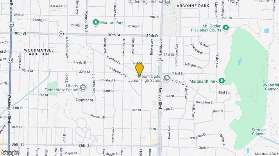 3221 Van Buren Ave Map and Location Details