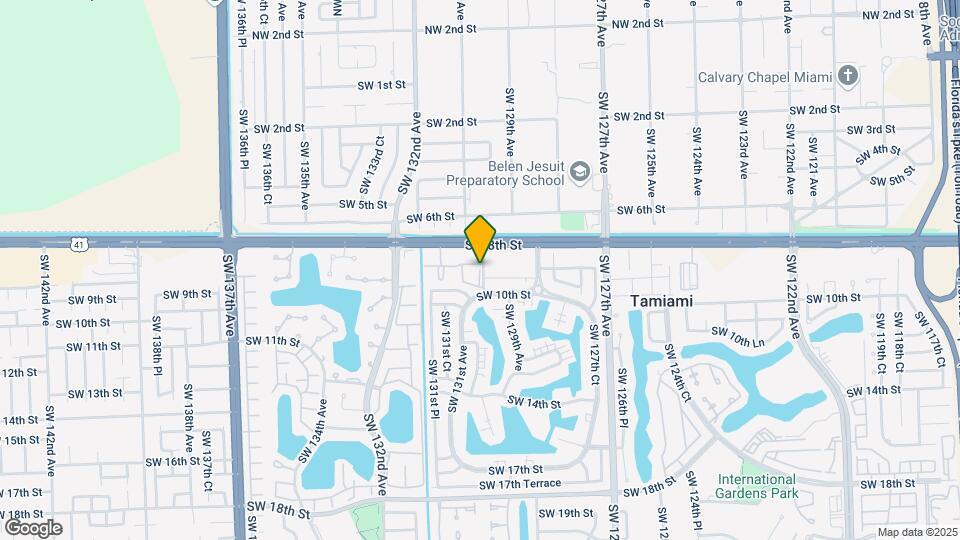 870 SW 129th Pl Map and Location Details