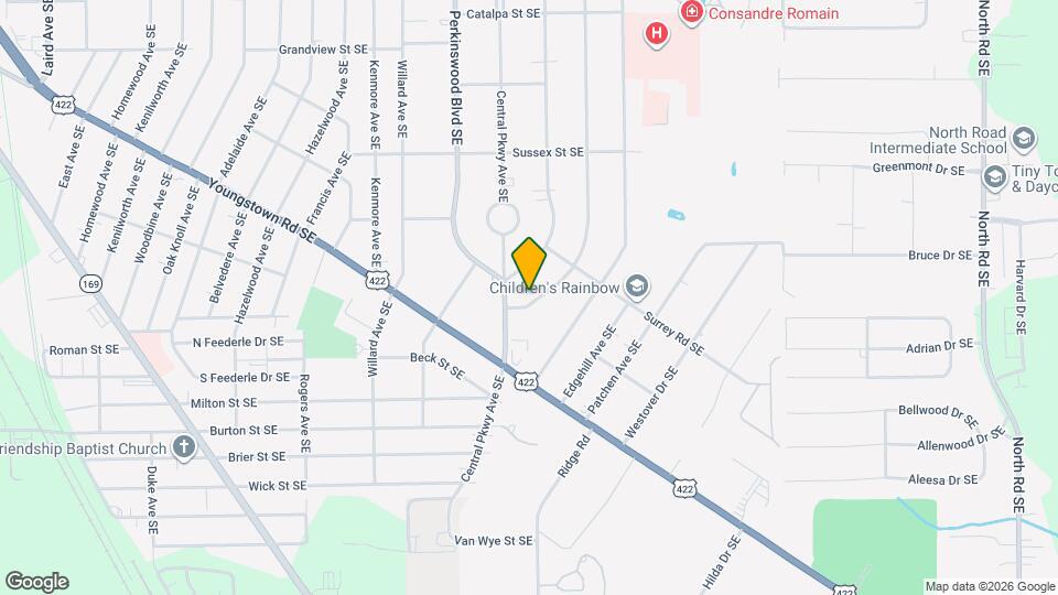 1410 Meadowbrook Ave SE Map and Location Details