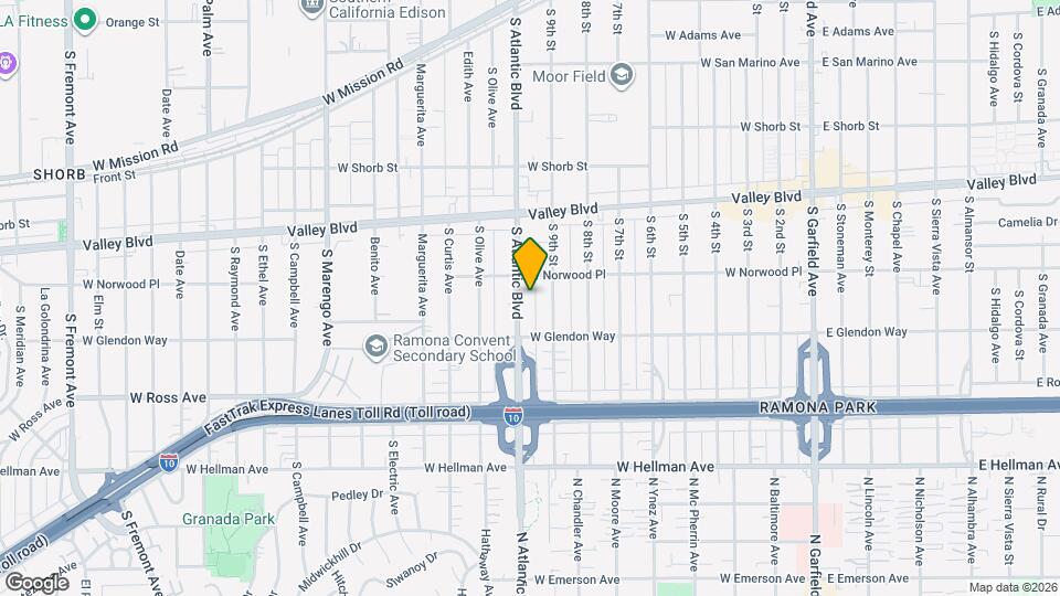 1618-1618 S Atlantic Blvd Map and Location Details