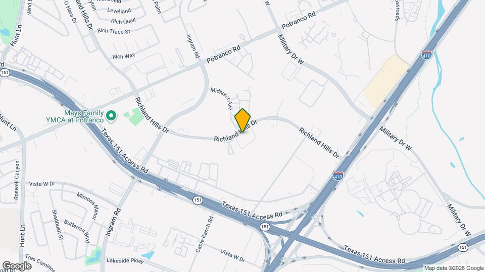 503 Richland Hills Dr, Unit 1317 Map and Location Details