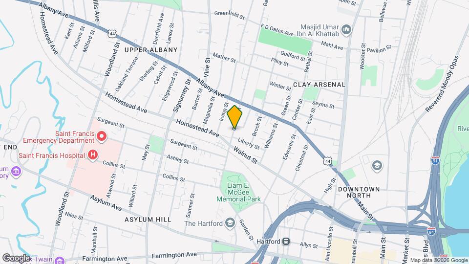 280 Garden St Map and Location Details