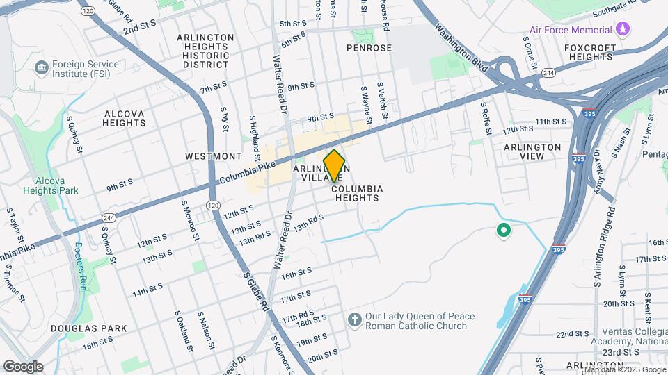 1200 S Cleveland St Mapa y Detalles de la Ubicación