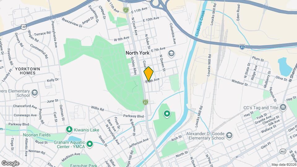 834 Latimer St, Unit 1 Map and Location Details