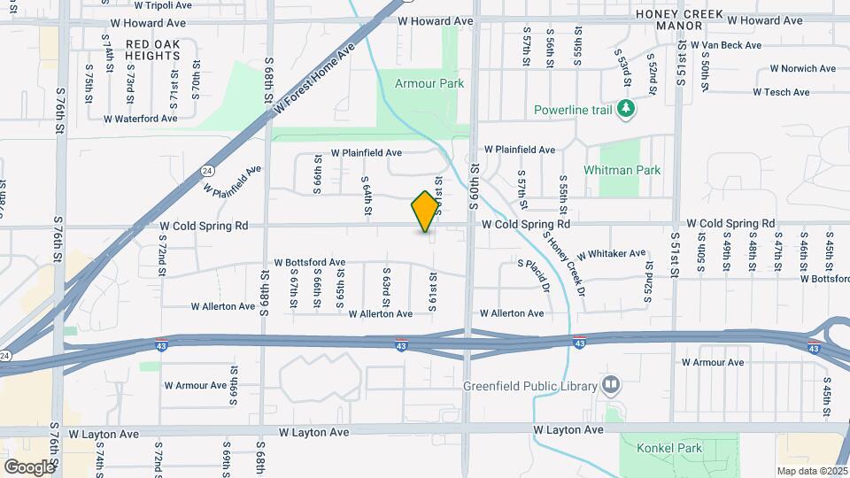 6179 W Cold Spring Rd Map and Location Details