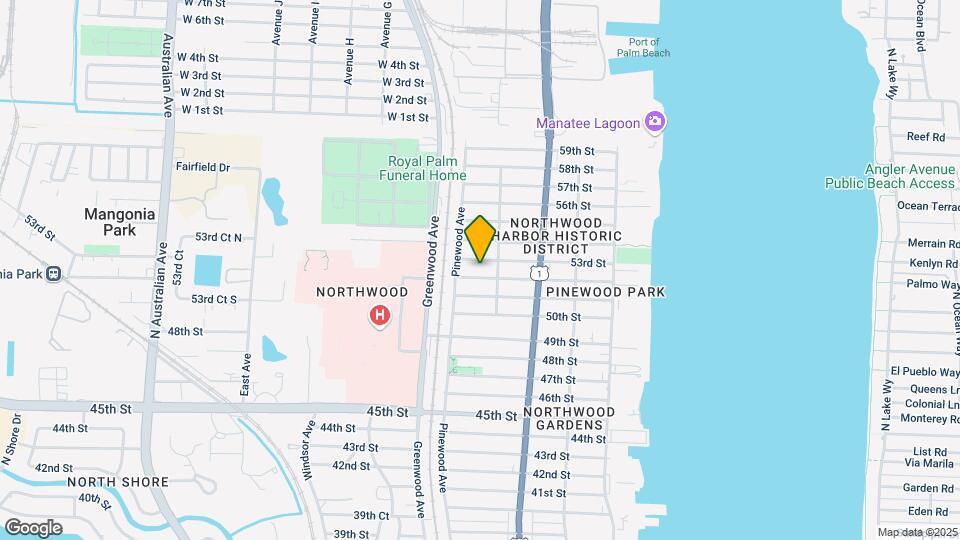 719 52nd St Map and Location Details