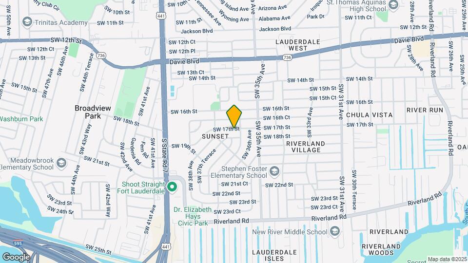 3632 SW 17th St Mapa y Detalles de la Ubicación