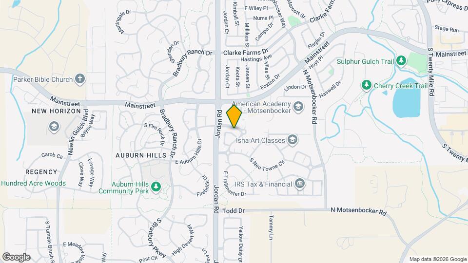 17055 E Cedar Gulch Dr Map and Location Details