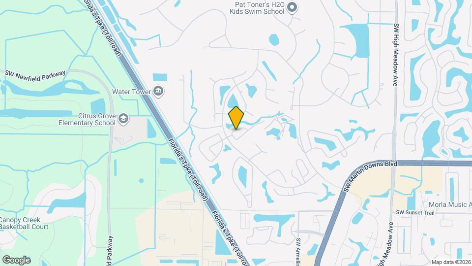 3803 SW Osprey Creek Way Map and Location Details