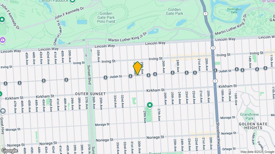 2445-2451 Judah St Map and Location Details