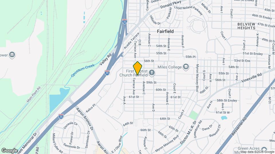 209 58th St Map and Location Details