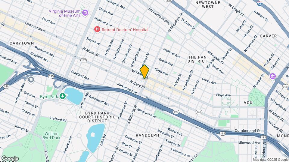 8-12 S Meadow St Map and Location Details