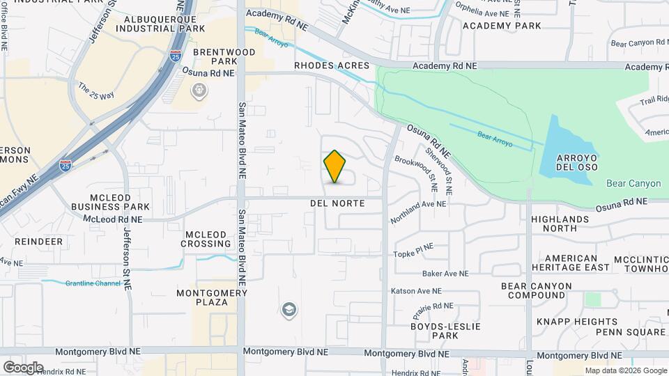 6008 Lejano Ave NE Map and Location Details