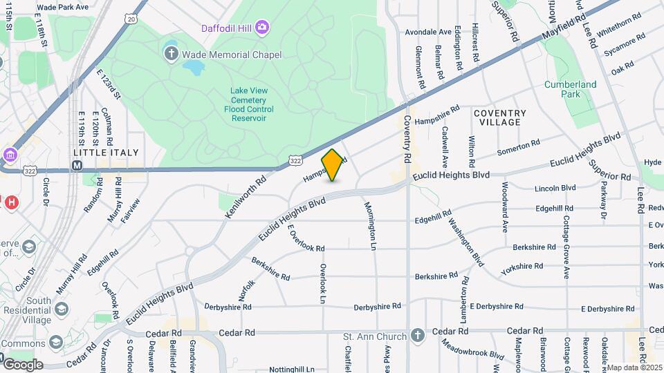 2669 Euclid Heights Blvd Mapa y Detalles de la Ubicación