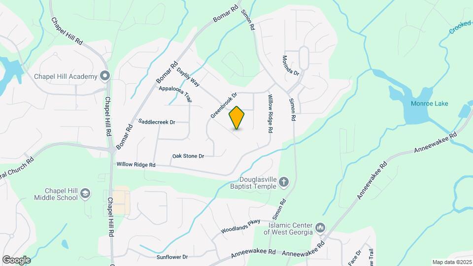 3840 Forsythia Way Map and Location Details