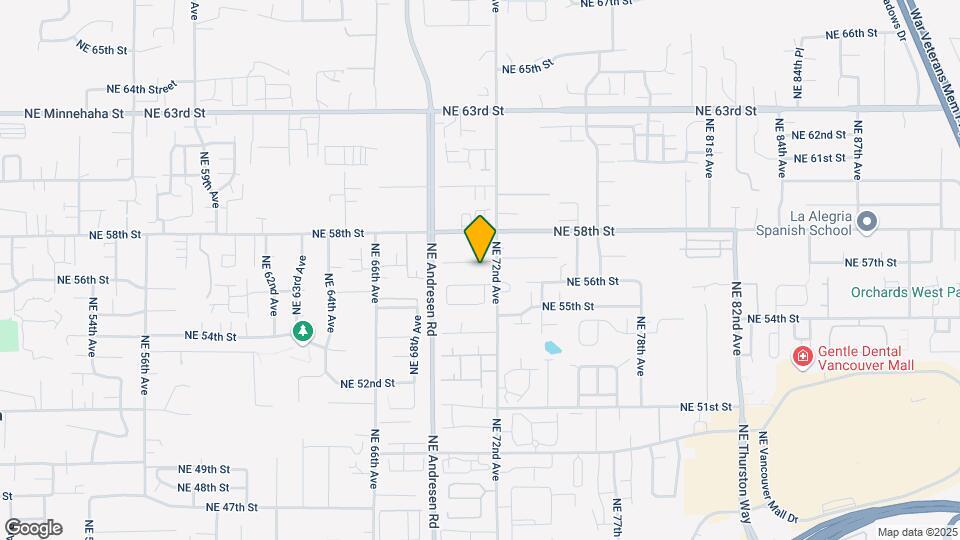 7107 NE 57th St Map and Location Details