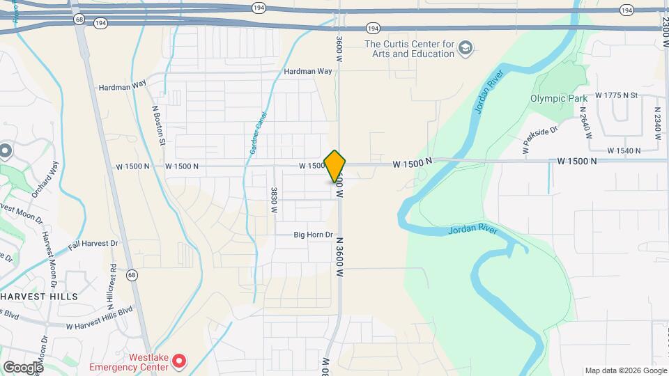 1449 N 3600 W Map and Location Details