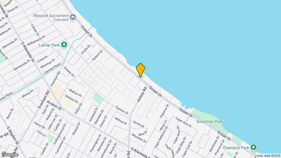 Baytree Ocean Drive Apartments Map and Location Details