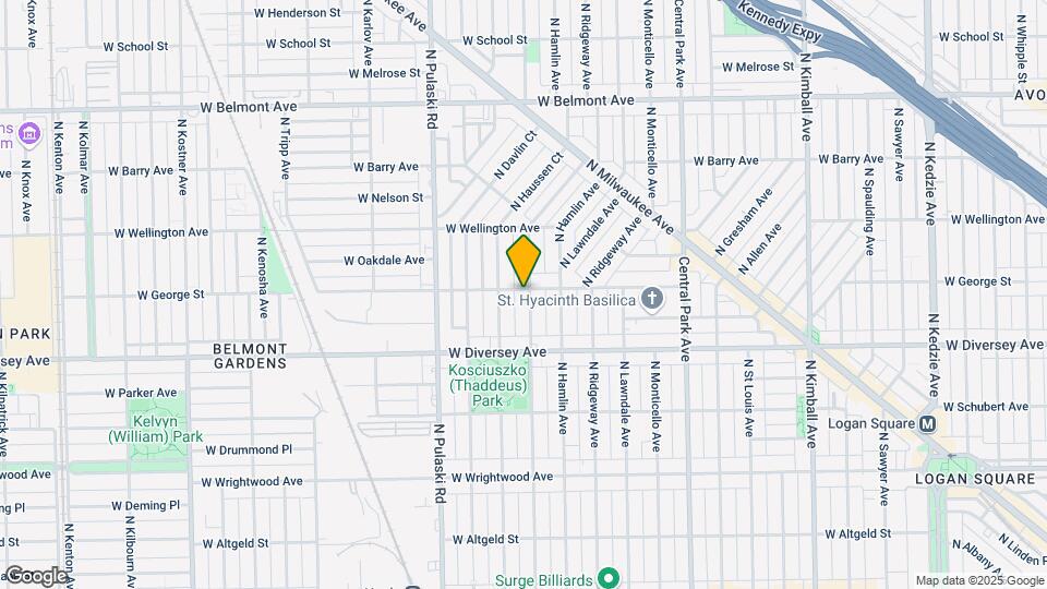 2856 N Avers Ave Map and Location Details