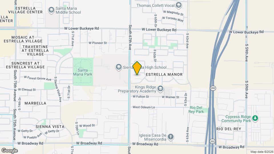 6622 W Riva Rd Mapa y Detalles de la Ubicación