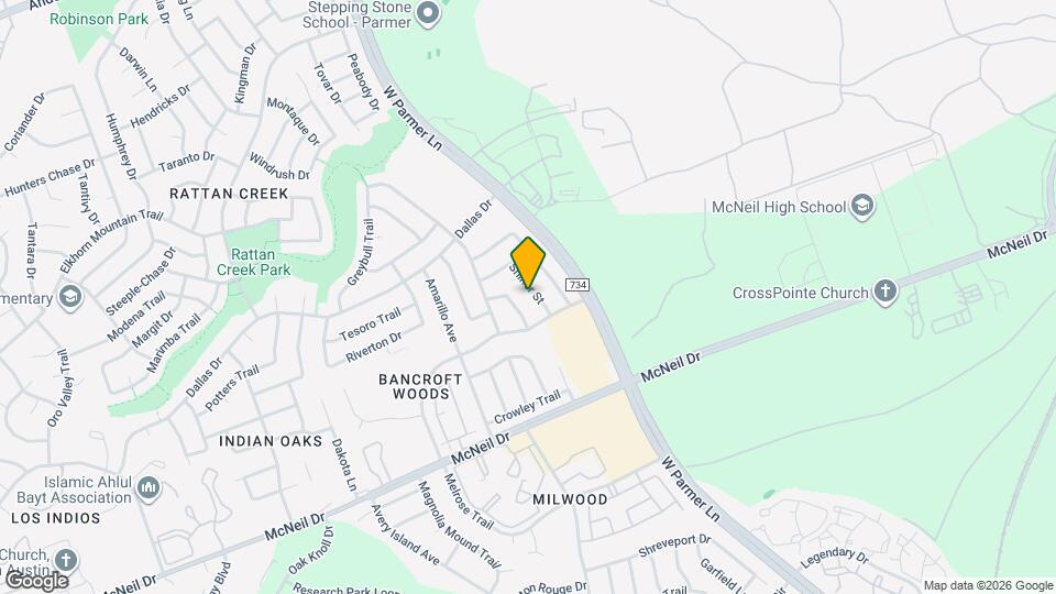 6601 Shiner St Map and Location Details