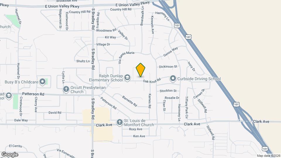 1293 Oak Knoll Rd Map and Location Details