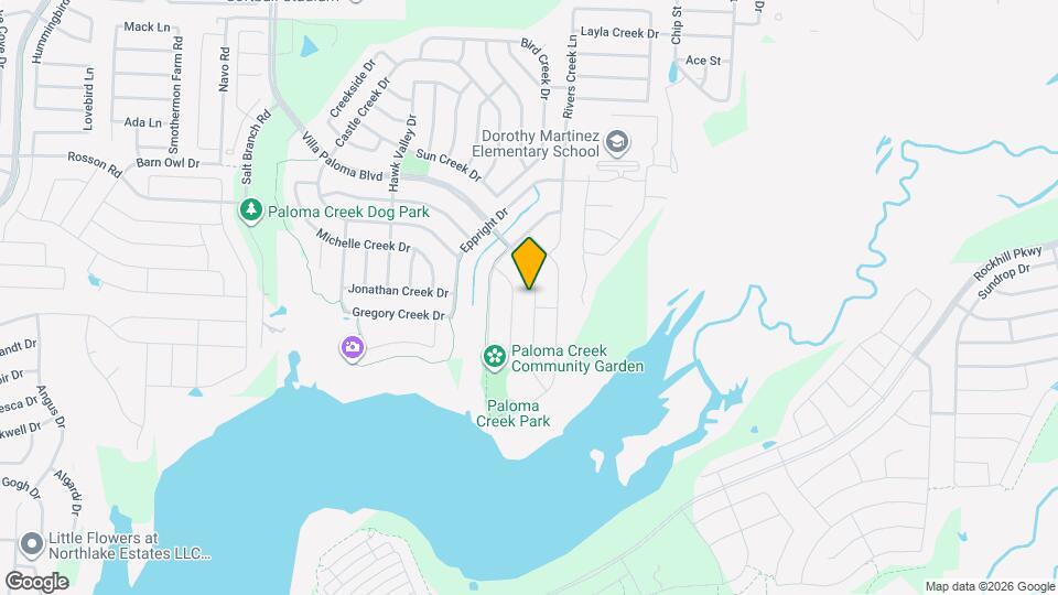 1720 Gayla Creek Dr Map and Location Details