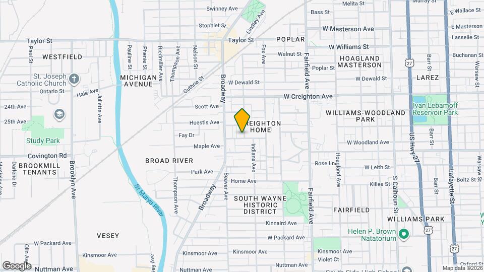 2532 Miner St Map and Location Details