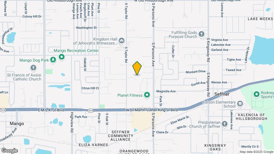 1208 S Taylor Rd Map and Location Details