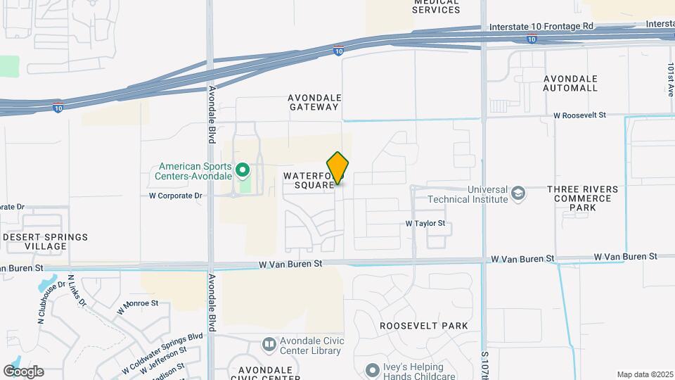 805 N 111th Dr Map and Location Details