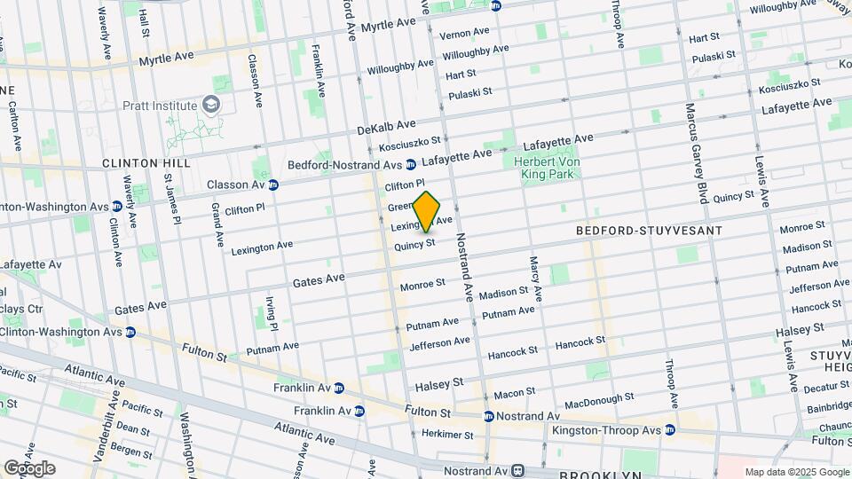 209 Quincy St Map and Location Details
