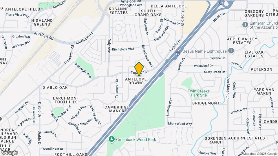 6055 Sierravale Way Map and Location Details