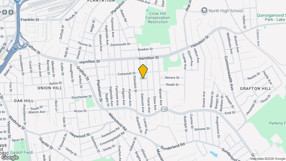 121 Delmont Ave Map and Location Details