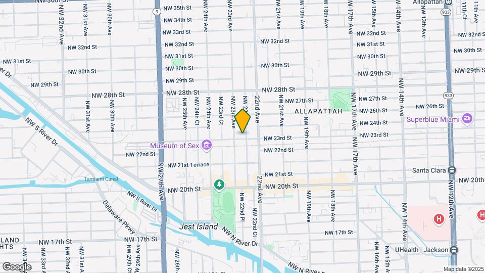 2275 NW 23rd St Map and Location Details