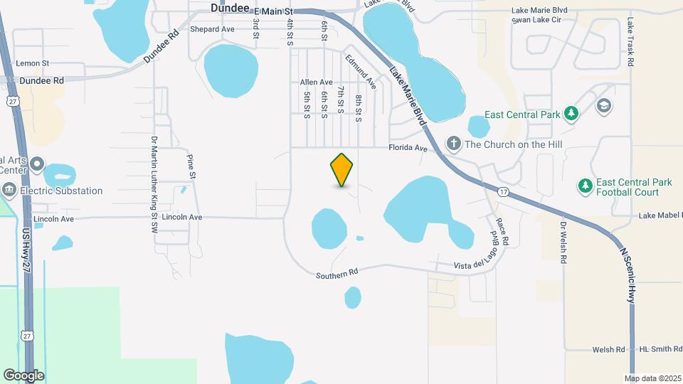 705 Lake Ada Blvd Map and Location Details