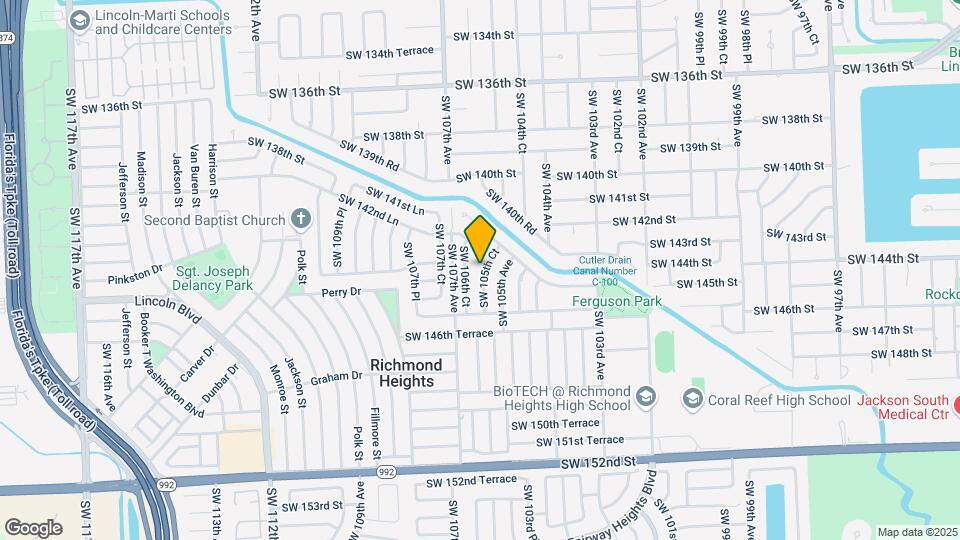 14414 SW 105th Ct Map and Location Details
