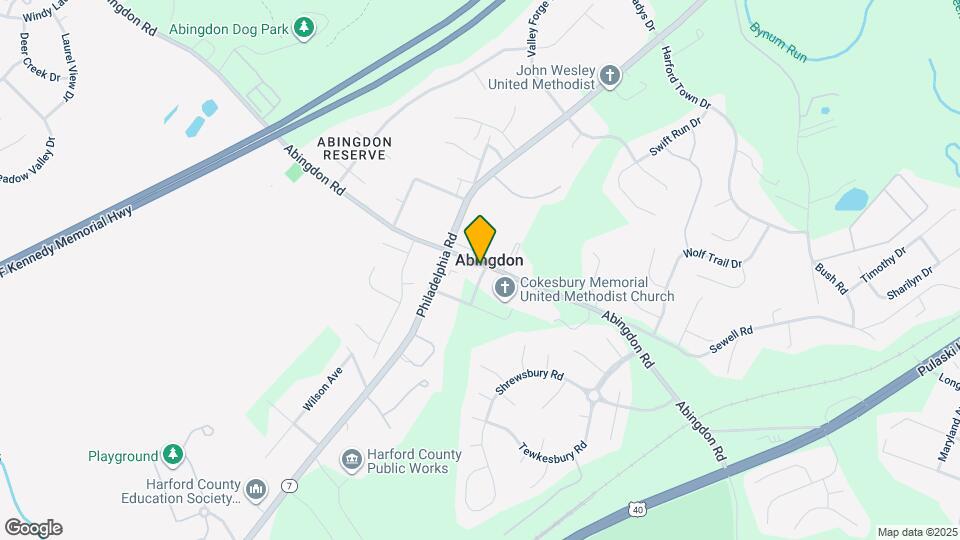 1314 Abingdon Rd Map and Location Details