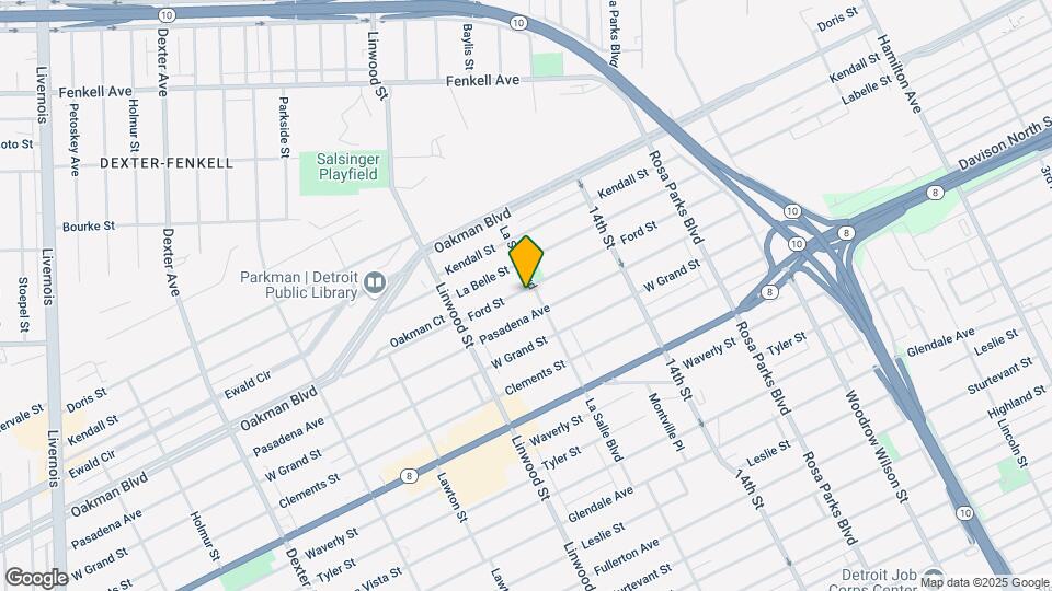 13835 La Salle Blvd Mapa y Detalles de la Ubicación