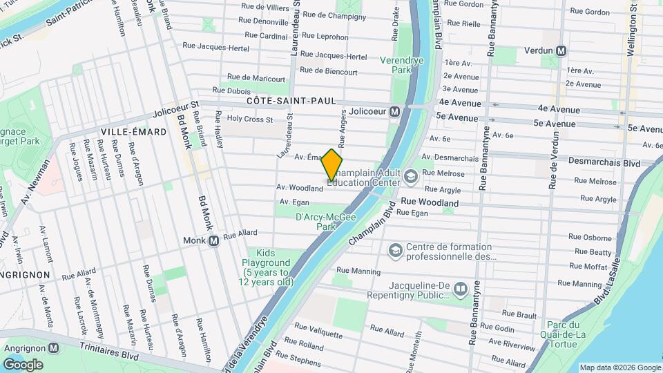 1603 Woodland Av Map and Location Details