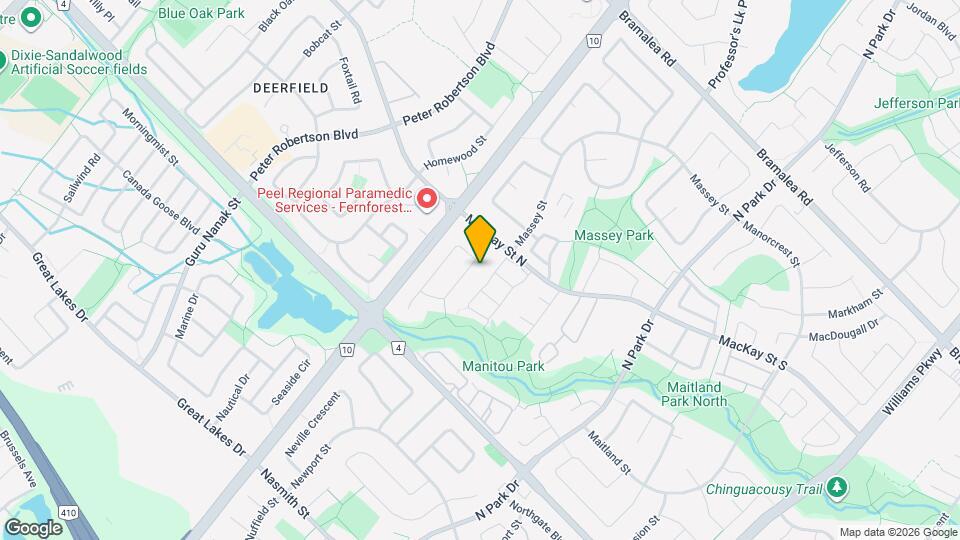 13 Manitou Crescent Map and Location Details