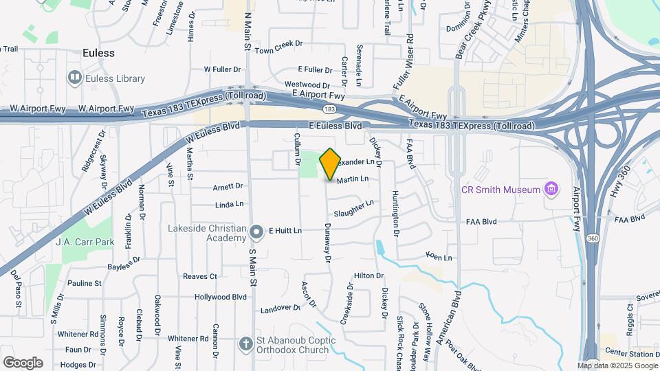 400 Martin Ln Map and Location Details