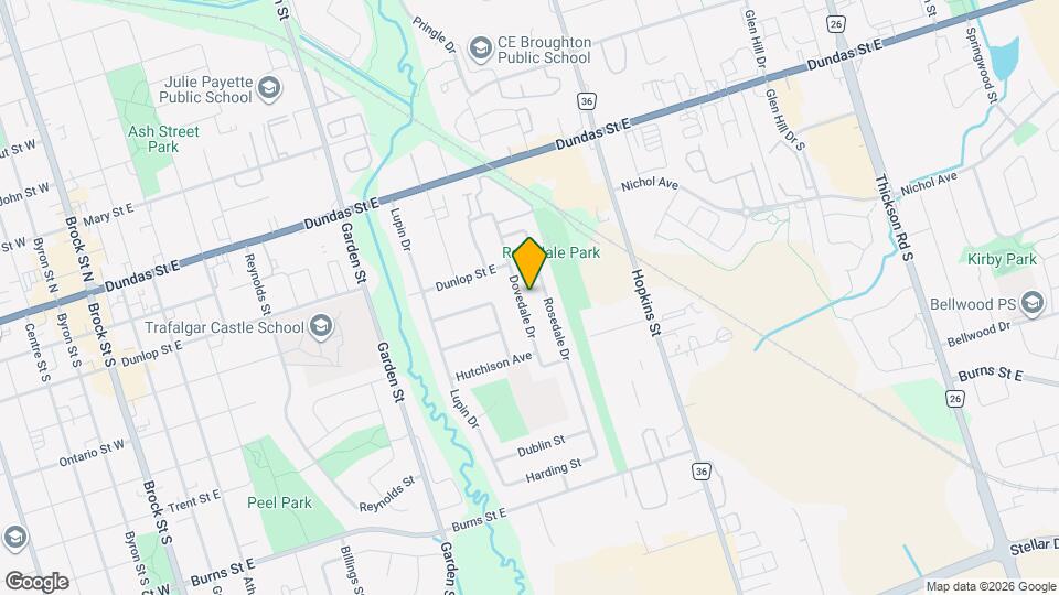 319 Dovedale Dr Map and Location Details