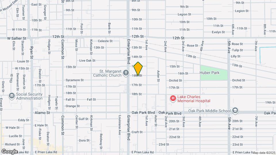 1300 16th St Map and Location Details