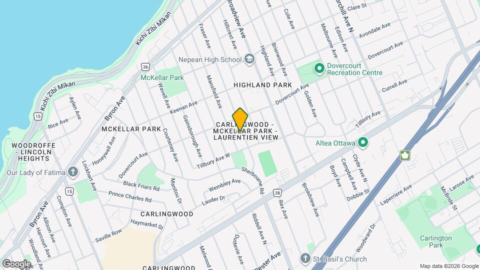 672 Fraser Ave Map and Location Details