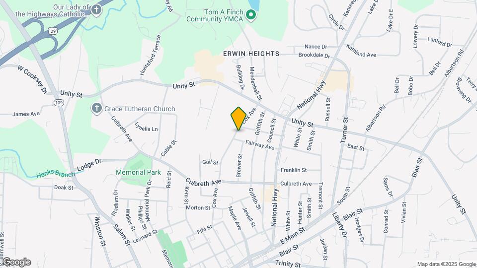 705 Cox Ave Map and Location Details