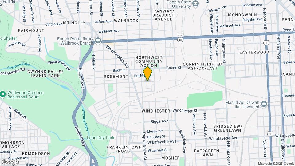 2823 Presstman St Map and Location Details