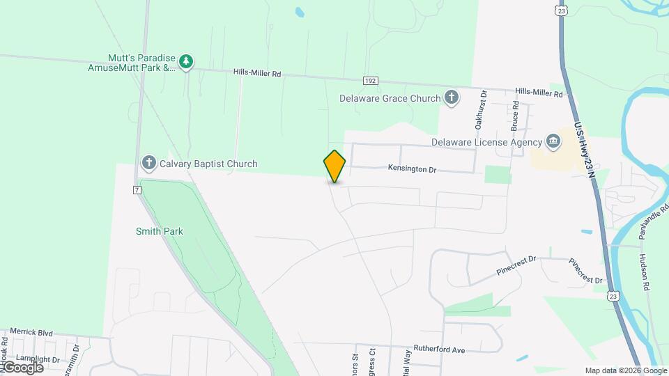 968 Heritage Blvd Map and Location Details